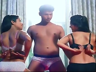 threesome brunette Lesbian Sex Drive indian