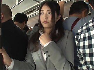 censored asian Japanese Panty Job brunette